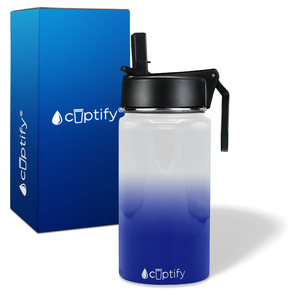 Personalized Indianapolis Ombre 12oz Wide Mouth Water Bottle