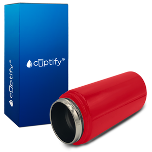 Personalized Red Gloss 12oz Wide Mouth Water Bottle