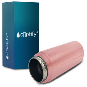 Cuptify Personalized Laser Engraved on Rose Gold 12 oz Sports Bottle