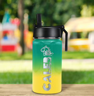 Boys Personalized Tropical Gloss 12oz Wide Mouth Water Bottle