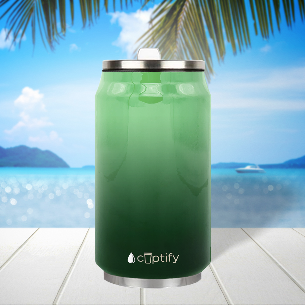 Everglades Ombre 12oz Cola Can Bottle