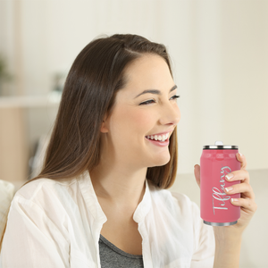 Cuptify Personalized on Guava Gloss 12 oz Cola Can Bottle