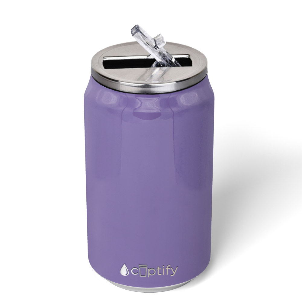 Lavender Gloss 12oz Cola Can Bottle
