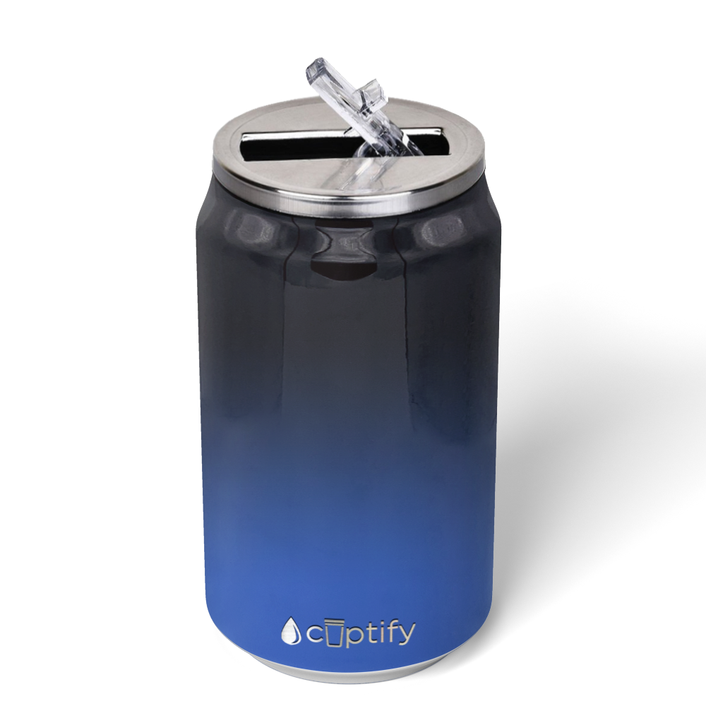 Midnight Sky Ombre 12oz Cola Can Bottle