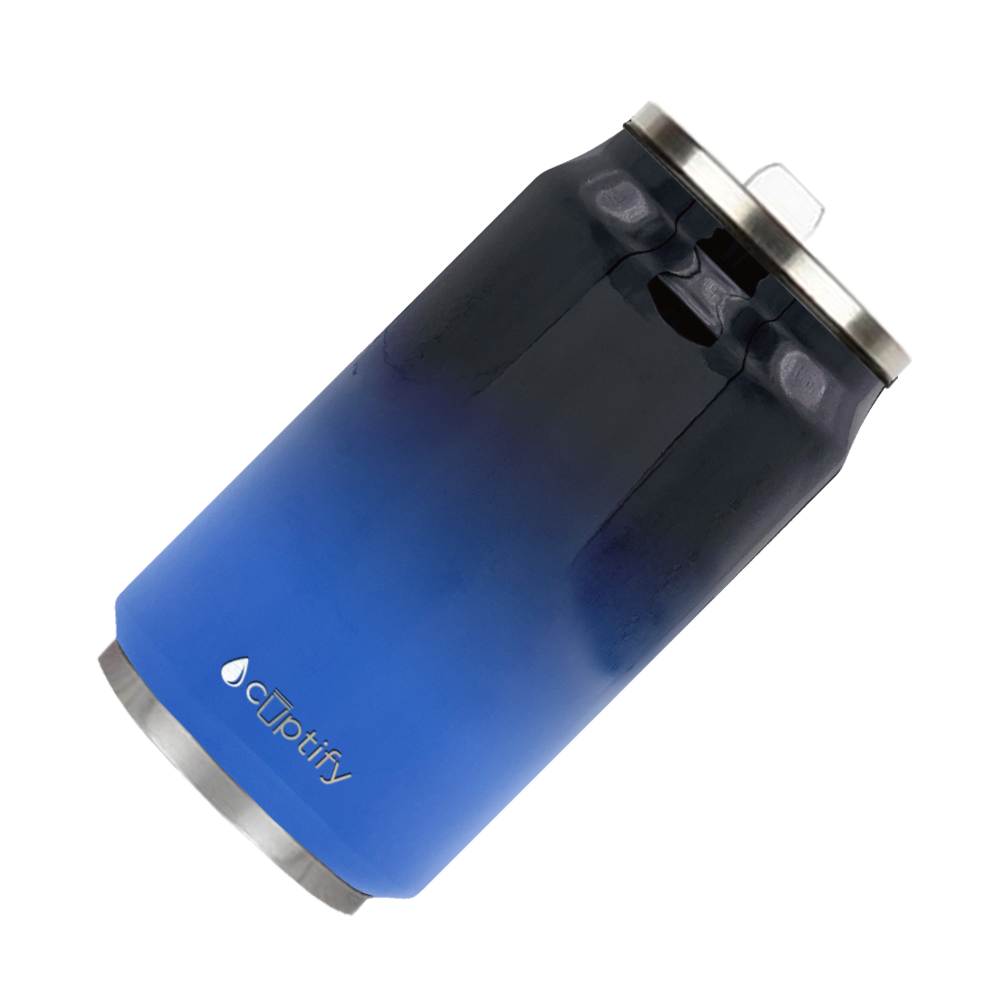 Midnight Sky Ombre 12oz Cola Can Bottle