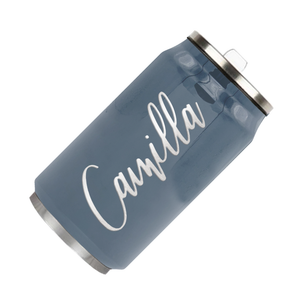Cuptify Personalized on Squirrel Gray Gloss 12 oz Cola Can Bottle