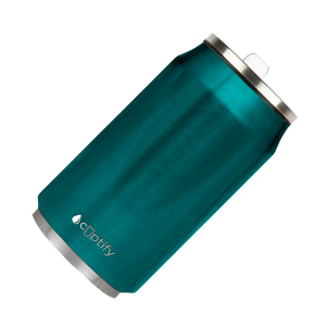 Teal Translucent 12oz Cola Can Bottle