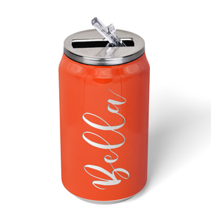 Cuptify Personalized on Vermilion Gloss 12 oz Cola Can Bottle