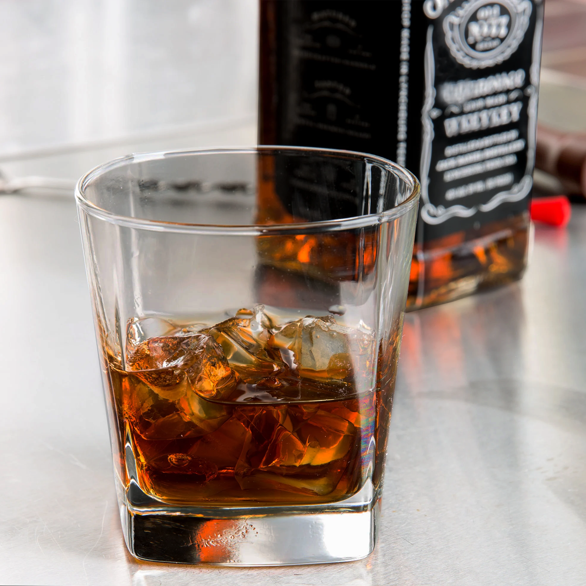 Purple Bottom 12oz Double Old Fashioned Glass