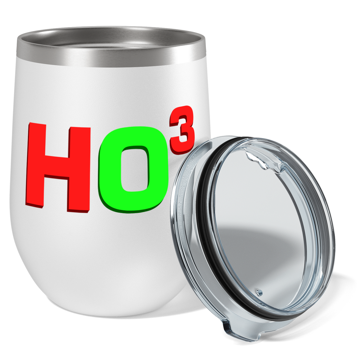 Ho3 on 12oz Christmas Wine Tumbler