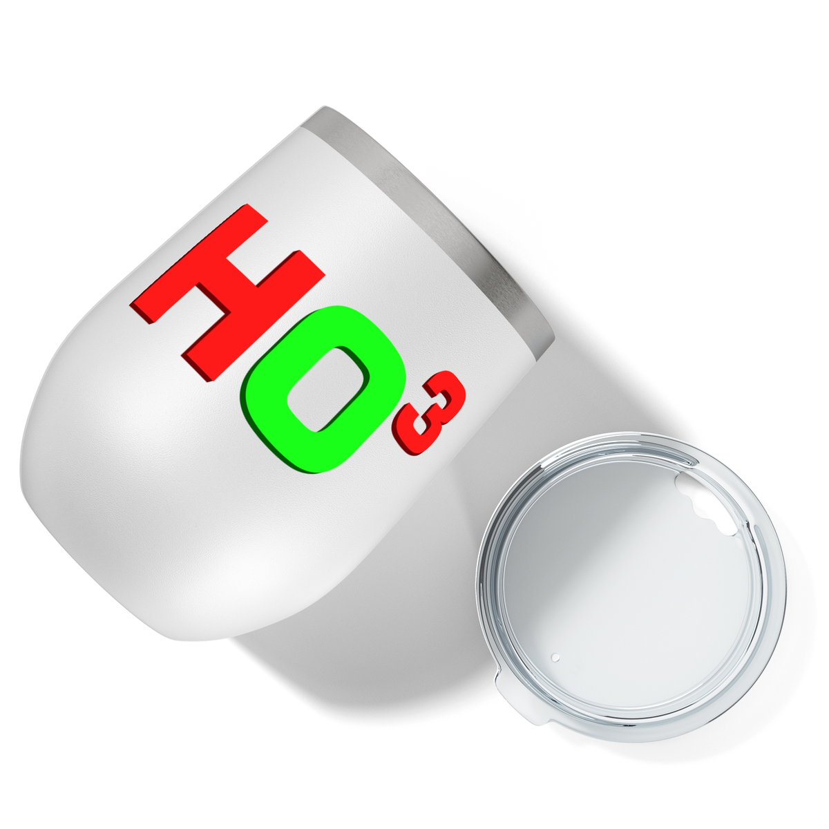 Ho3 on 12oz Christmas Wine Tumbler