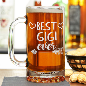 Best Gigi Ever 16 oz Beer Mug Glass