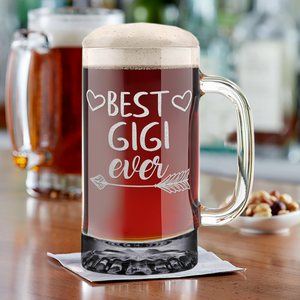 Best Gigi Ever 16 oz Beer Mug Glass
