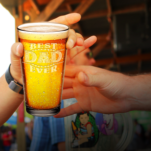 Best Dad Ever Beer Glass Pint