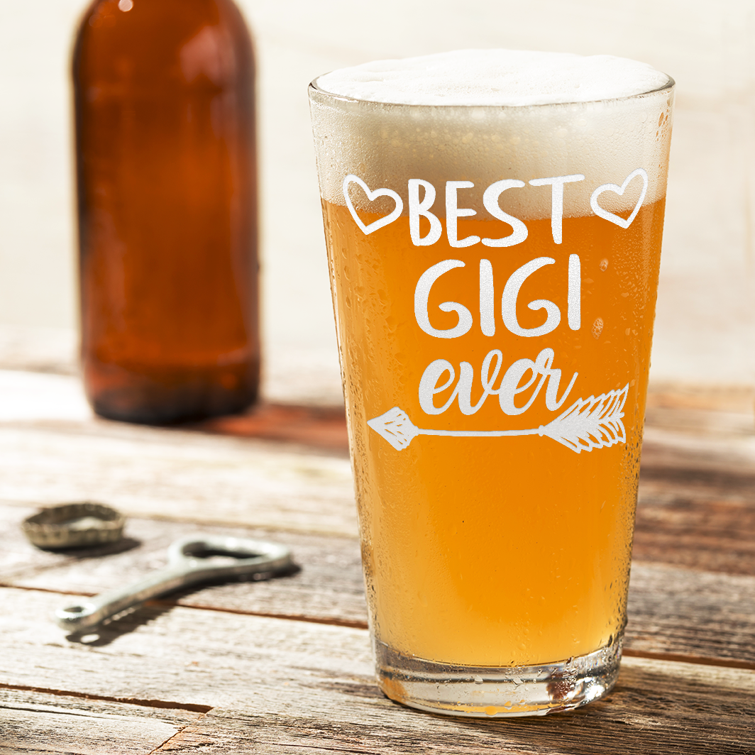 Best Gigi Ever Beer Pint Glass