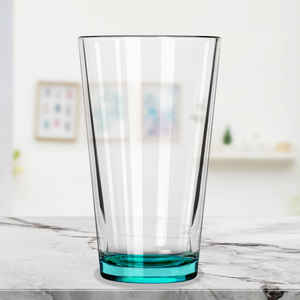 Cuptify Teal Bottom 16oz Beer Pint Glass