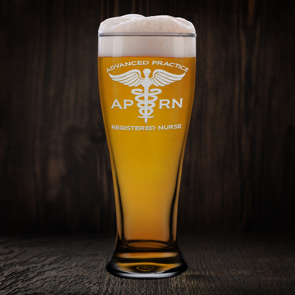 APRN Advanced Practice Registered Nurse Beer Pilsner Glass