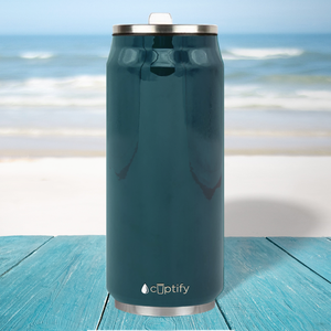 Blue Sea  Gloss 16oz Cola Can Bottle