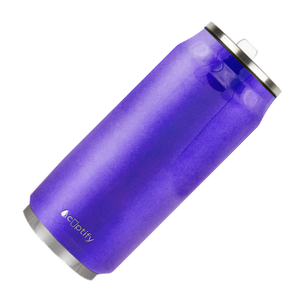 Purple Glitter 16oz Cola Can Bottle