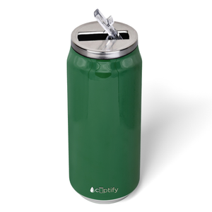 Green Gloss 16oz Cola Can Bottle