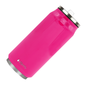 Hot Pink Gloss 16oz Cola Can Bottle