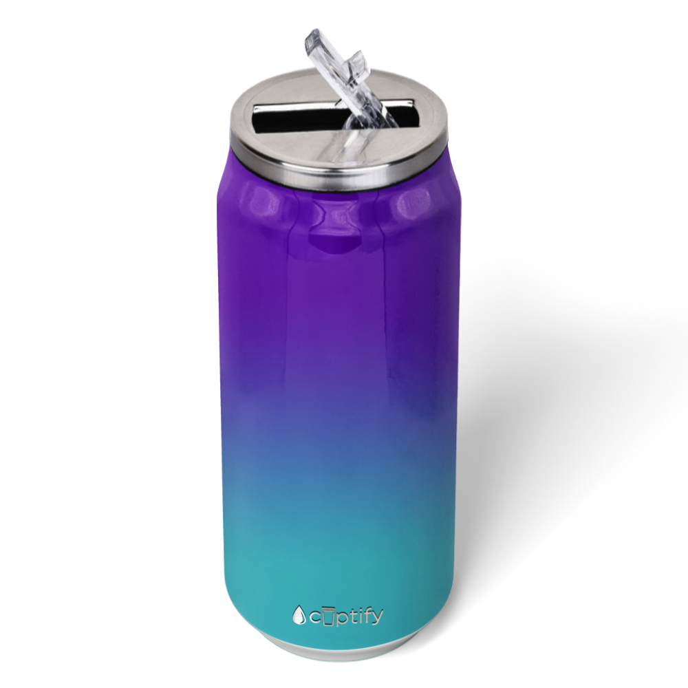 Island Waters Ombre 16oz Cola Can Bottle