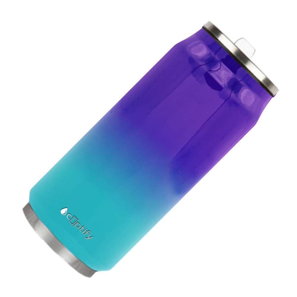 Island Waters Ombre 16oz Cola Can Bottle