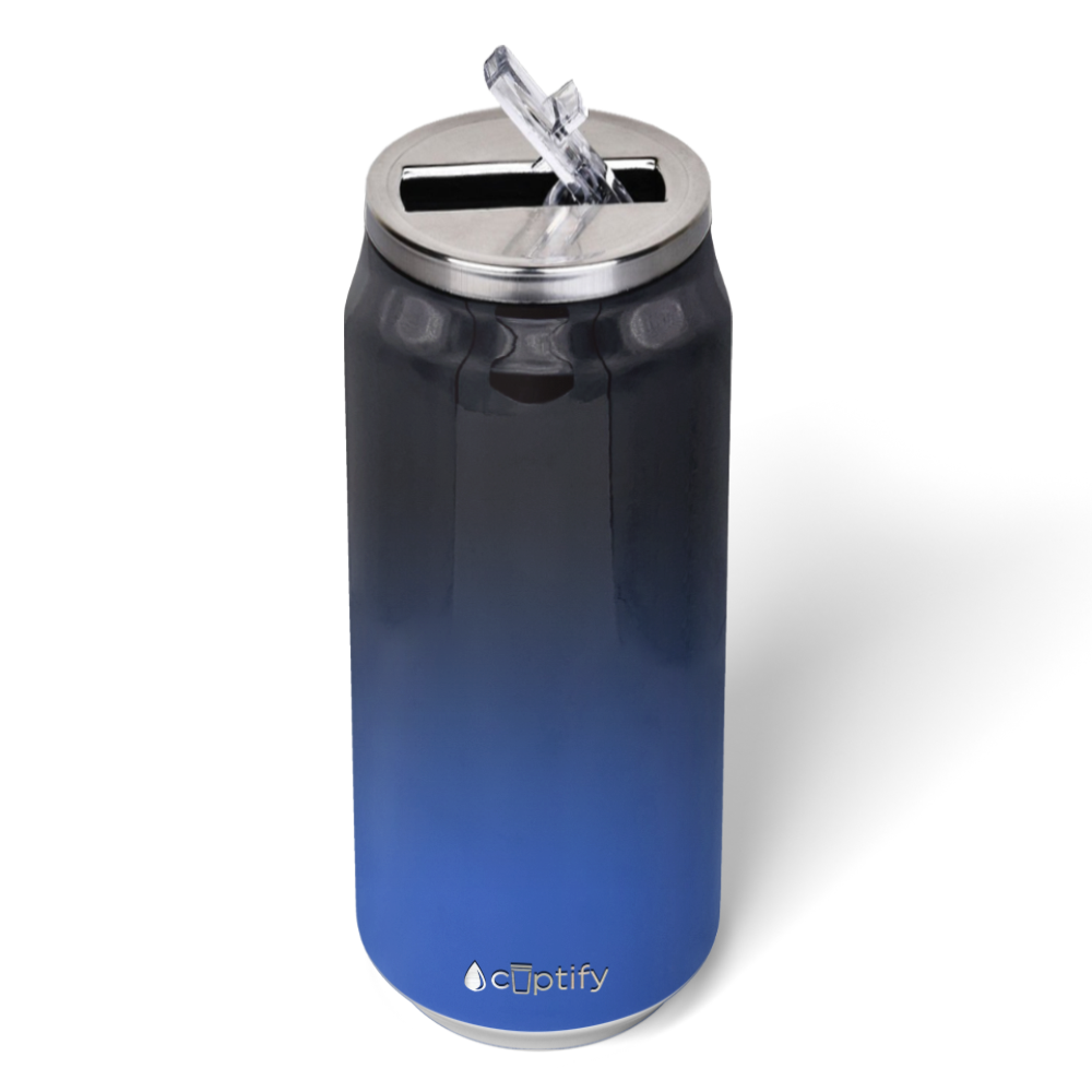 Midnight Sky Ombre 16oz Cola Can Bottle