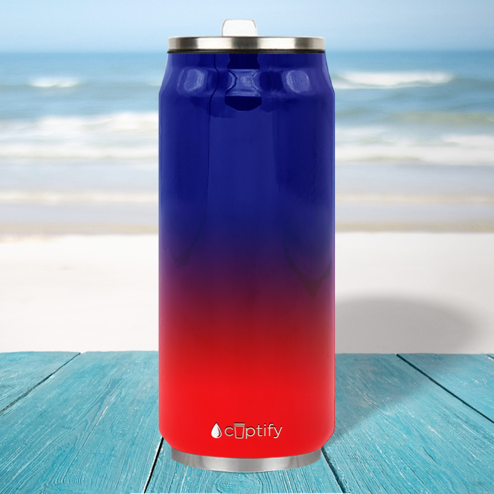 New York Ombre 16oz Cola Can Bottle