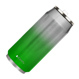 Green Ombre Translucent 16oz Cola Can Bottle