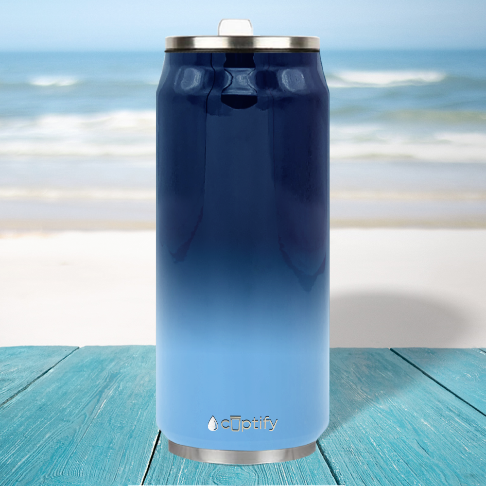 Tennessee Ombre 16oz Cola Can Bottle