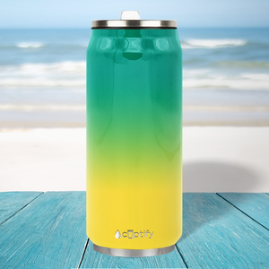 Tropical Ombre 16oz Cola Can Bottle