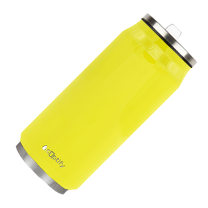 Yellow Gloss 16oz Cola Can Bottle