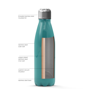 Cuptify Personalized on Green Gloss 17 oz Cola Can Bottle