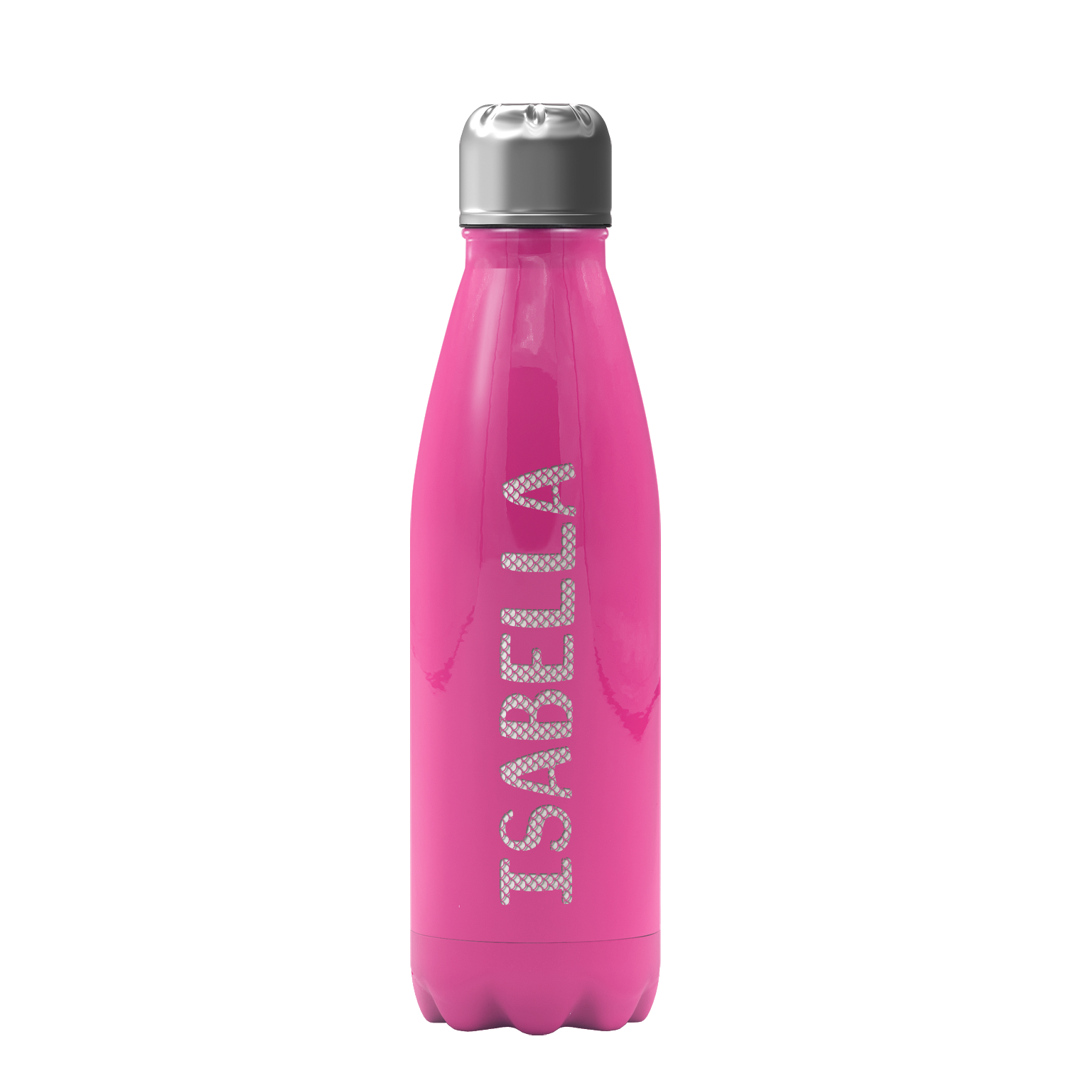 Cuptify Personalized on Bright Pink Gloss 17 oz Cola Can Bottle