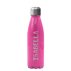 Cuptify Personalized on Bright Pink Gloss 17 oz Cola Can Bottle