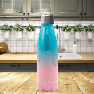 Cotton Candy Ombre 17oz Retro Water Bottle