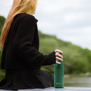 Green Gloss 17oz Retro Water Bottle