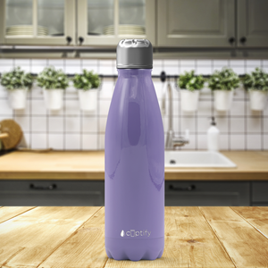 Lavender Gloss 17oz Retro Water Bottle