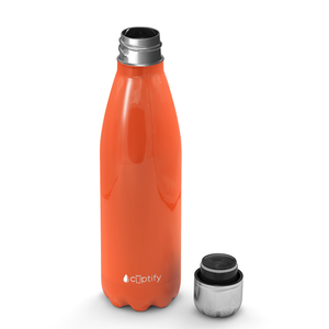 Orange Gloss 17oz Retro Water Bottle