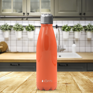 Orange Gloss 17oz Retro Water Bottle