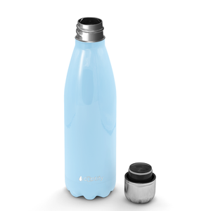 Pastel Blue Gloss 17oz Retro Water Bottle