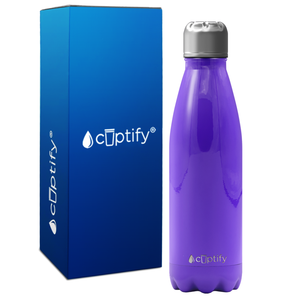 Purple Gloss 17oz Retro Water Bottle