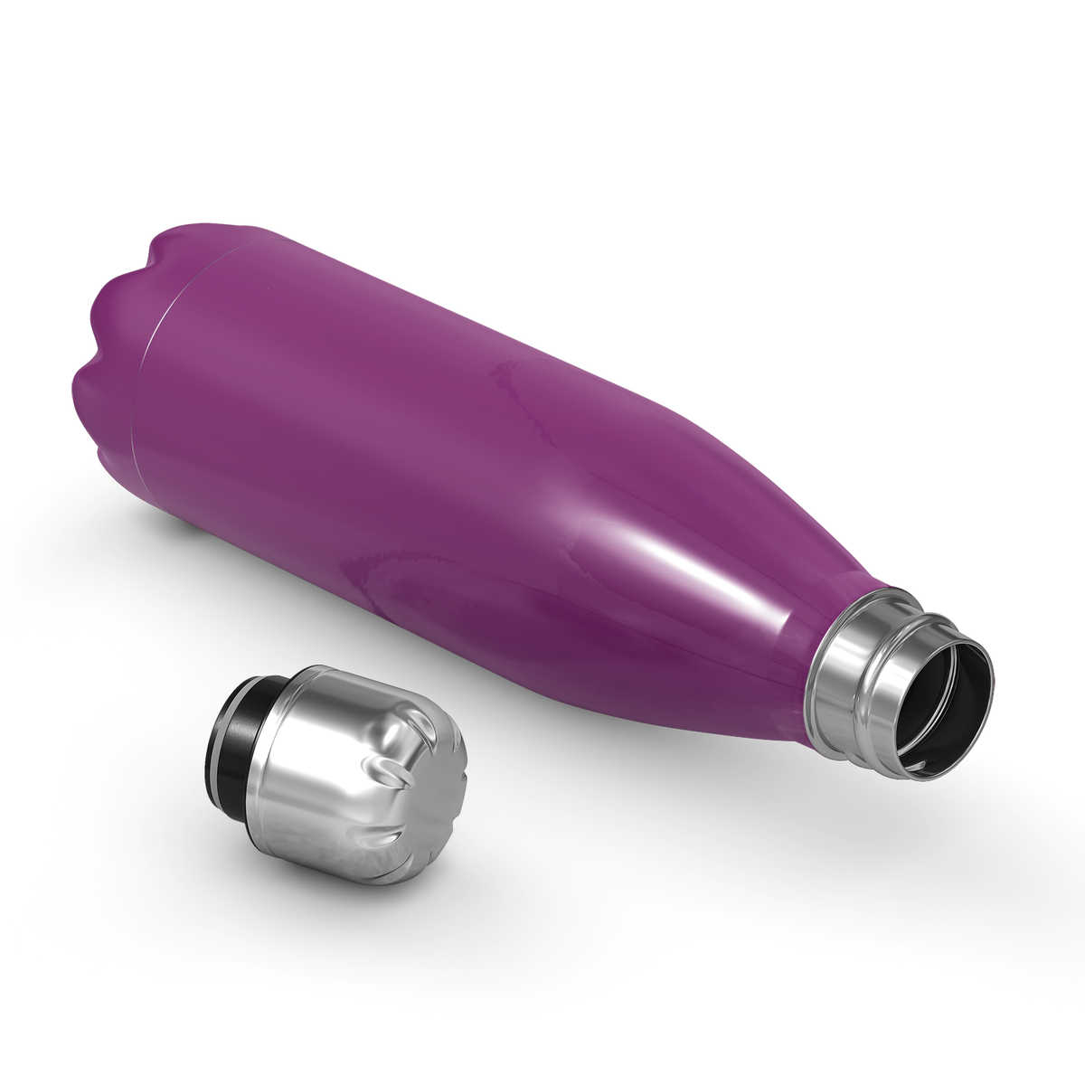 Cuptify Personalized on Plum Wine Gloss 17 oz Cola Can Bottle