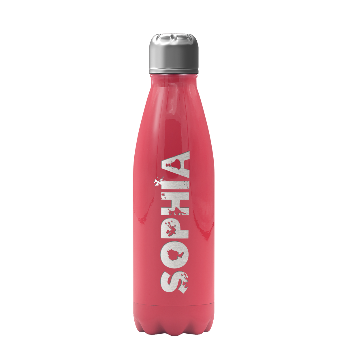 Cuptify Personalized on Red Gloss 17 oz Cola Can Bottle