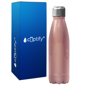 Rose Gold 17oz Retro Water Bottle