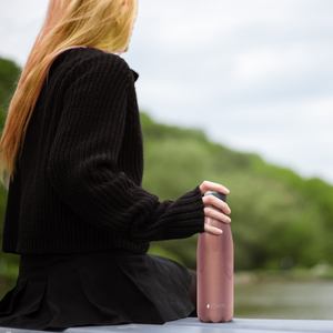 Rose Gold 17oz Retro Water Bottle