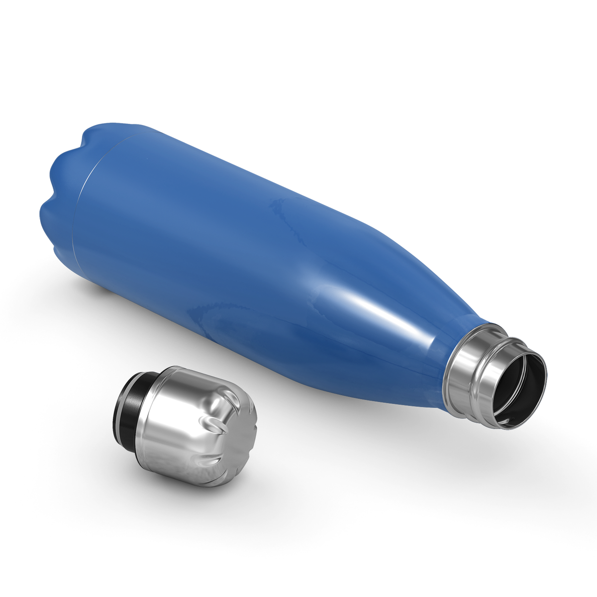 Cuptify Personalized on Sky Blue Gloss 17 oz Cola Can Bottle