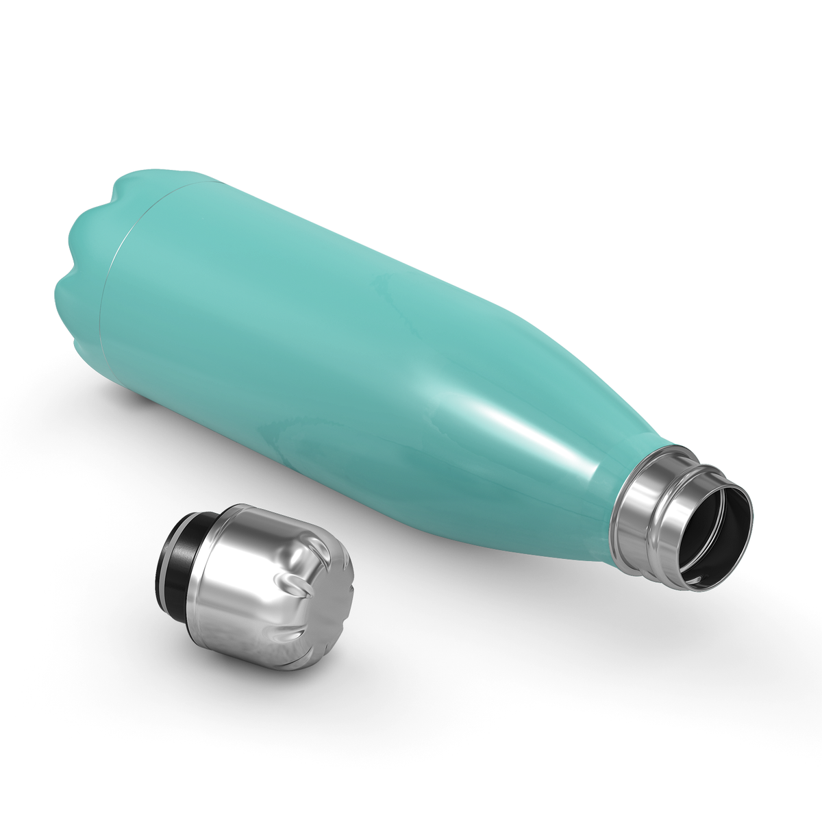 Cuptify Personalized on Seafoam Gloss 17 oz Cola Can Bottle