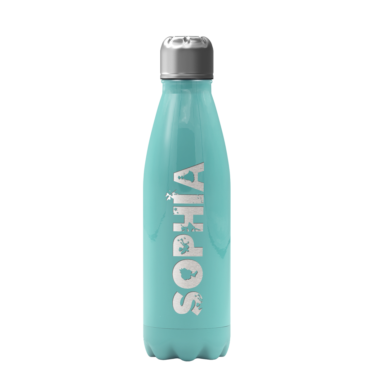 Cuptify Personalized on Seafoam Gloss 17 oz Cola Can Bottle